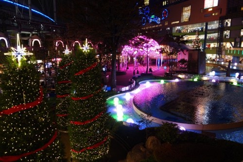 看东京圣诞光影秀璀璨灯饰装点冬日夜景（组图）