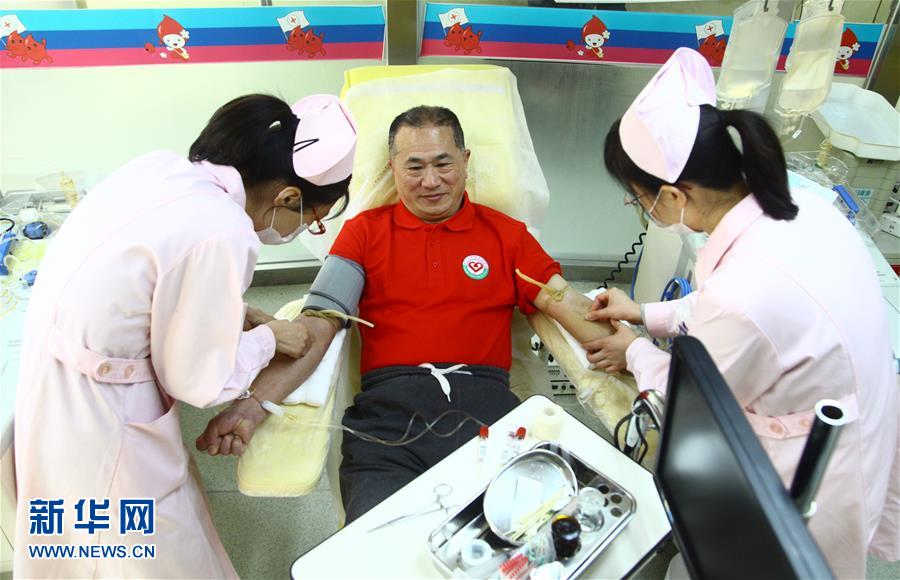 #（社会）（2）“献血达人”张琦无偿献血100次