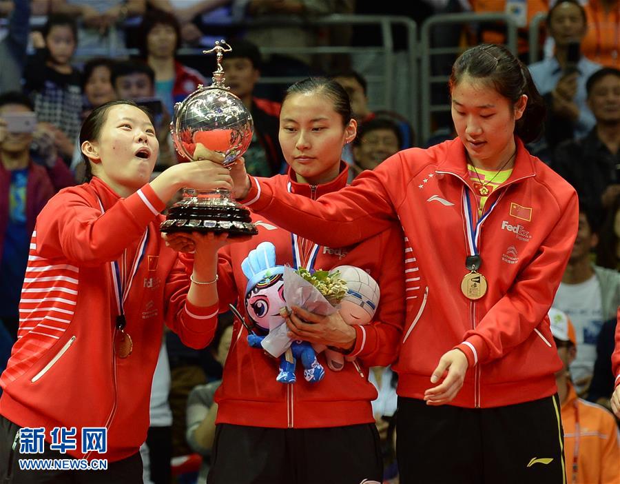 （体育）（26）羽毛球——尤伯杯：中国队夺冠