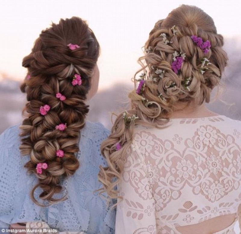 ノルウェー姉妹の綺麗な編み込みヘアアレンジ ネットで話題に 中国網 日本語