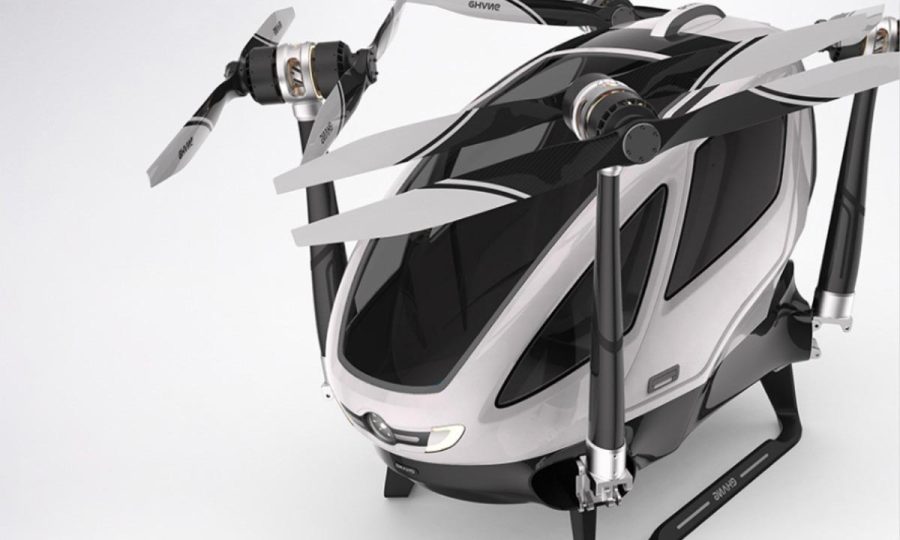 中国制造全球首款载客无人机将测试