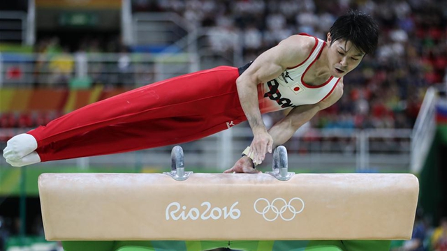 リオ五輪体操男子団体で中国が銅獲得　金は日本