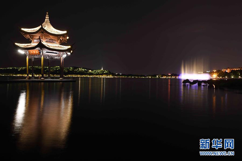 G20開催を控えた西湖の美しいライトアップ特集　