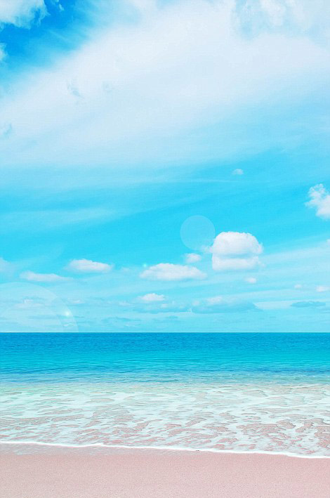 幻想的 バハマの神秘的なピンクサンドビーチ 中国網 日本語