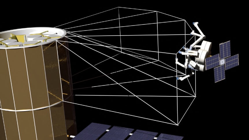 蜻蜓项目将测试在轨道上能否直接建造地球同步通信卫星，作为建造更庞大结构的预演。