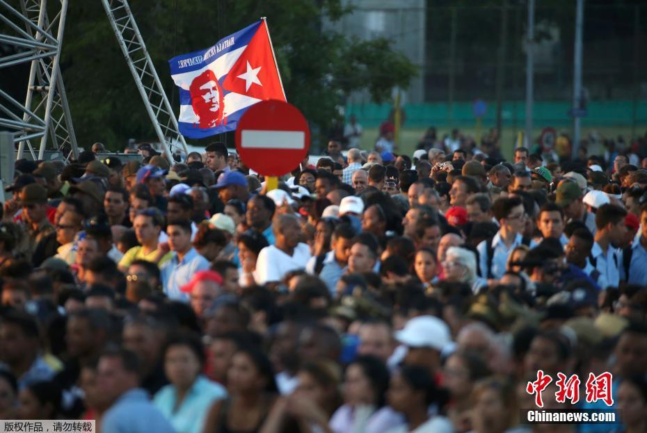 古巴举行大规模活动悼念卡斯特罗 多国政要出席
