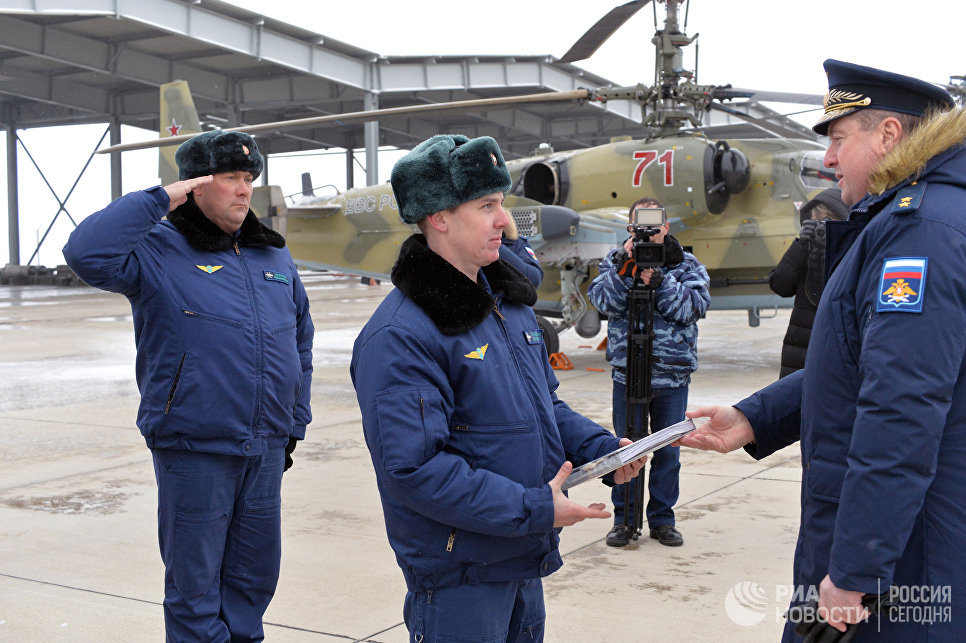 新一批卡-52'短吻鳄'武装直升机交付俄南部军区