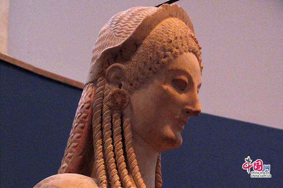 ギリシャの色　アテナイのアクロポリスのパルテノン神殿