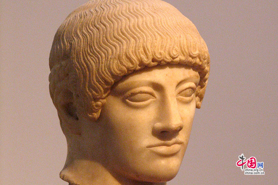 ギリシャの色　アテナイのアクロポリスのパルテノン神殿