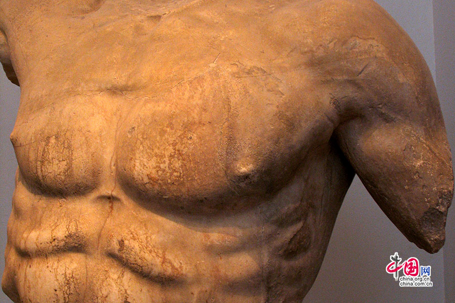 ギリシャの色　アテナイのアクロポリスのパルテノン神殿