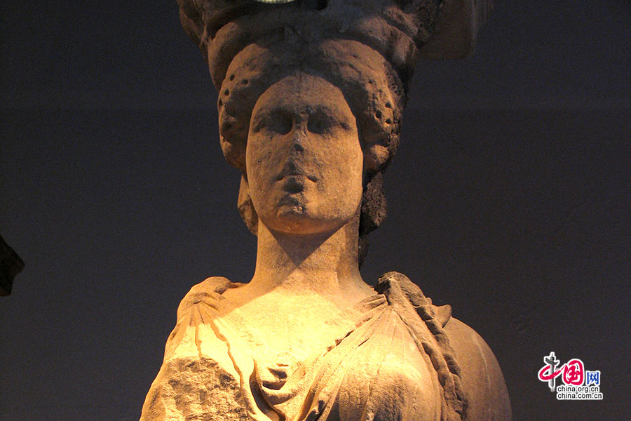 ギリシャの色　アテナイのアクロポリスのパルテノン神殿