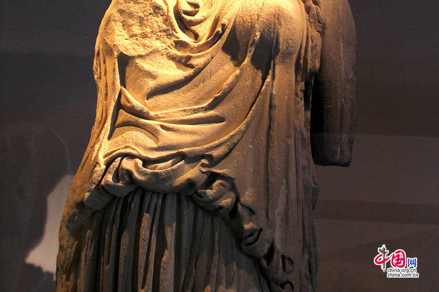 ギリシャの色　アテナイのアクロポリスのパルテノン神殿