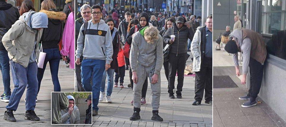 英紙『ザ・サン』によると、近ごろ、イギリスの街中をゾンビのような人たちがフラフラと歩くという不思議な現象が起きている。彼らは突然動かなくなったり、意識を失ったりし、体から魂が抜けたようになる。