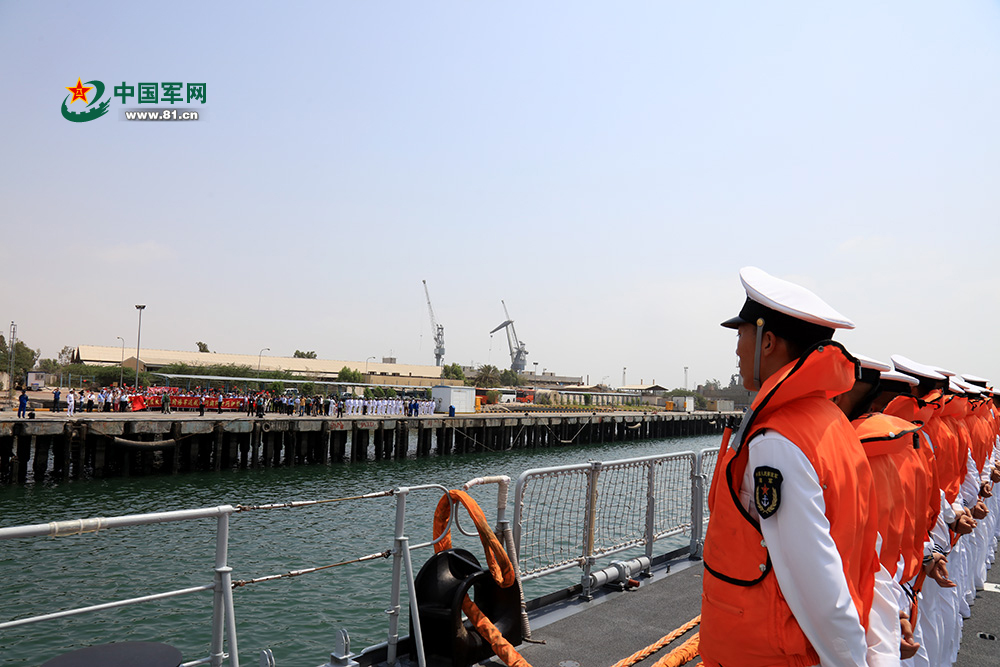 中国海軍の遠航訪問編隊、イランを友好訪問