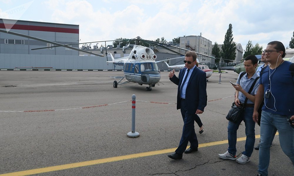 ロシア最強のヘリ、工場内の様子は？