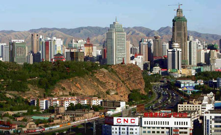 北京奥运会火炬接力路线：新疆维吾尔自治区乌鲁木齐市