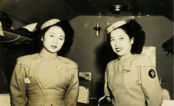 Красивые стюардессы Китая в 40-е годы прошлого века