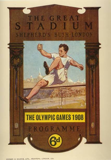 Афиша Олимпиады1908 в Лондоне