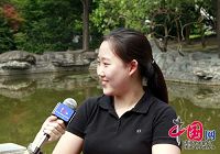 Иностранная студентка с китайским именем Сун Минчжу о работе волонтеров на Олимпийских играх