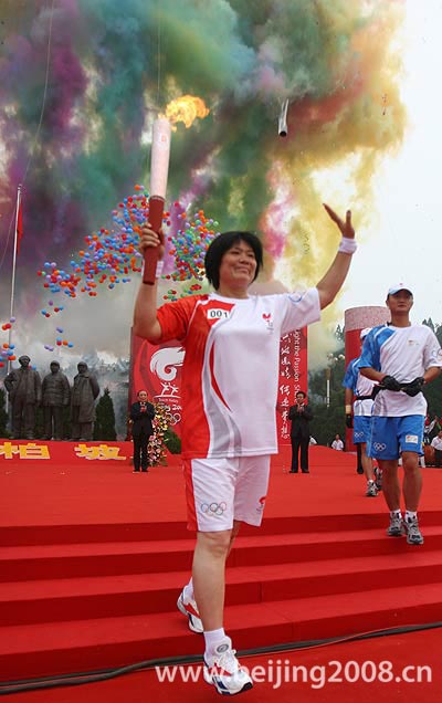 29 июля: В центре г. Шицзячжуан завершилась эстафета Олимпийского огня1