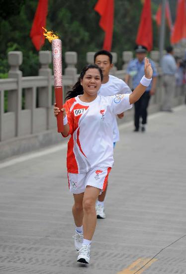 29 июля: В центре г. Шицзячжуан завершилась эстафета Олимпийского огня3