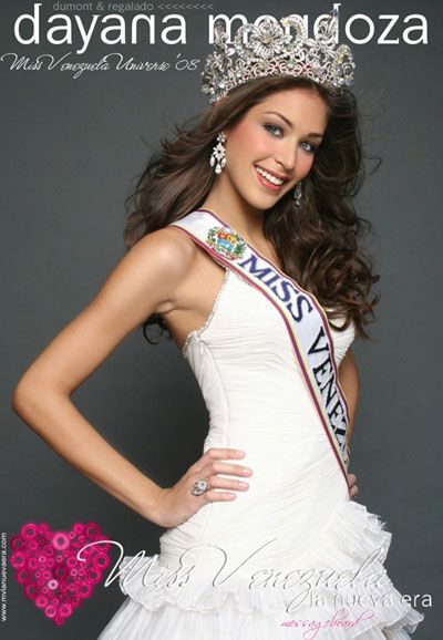 Красивые снимки «Мисс вселенная–2008» - Дианы Мендосы из Венесуэлы