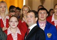 Д. Медведев пожелал успехов российским спортсменам на Олимпийских играх в Пекине