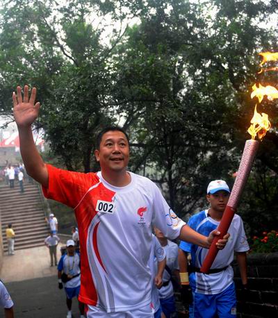 7 августа: Второй день эстафеты Олимпийского огня в Пекине2