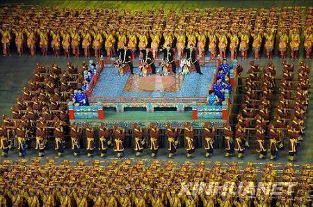 Образцы грима пекинской оперы на церемонии открытия Олимпиады-2008