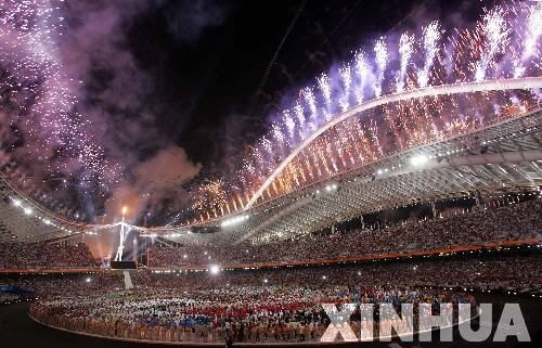 Прекрасные мгновения церемоний открытия разных летних Олимпийских игр3