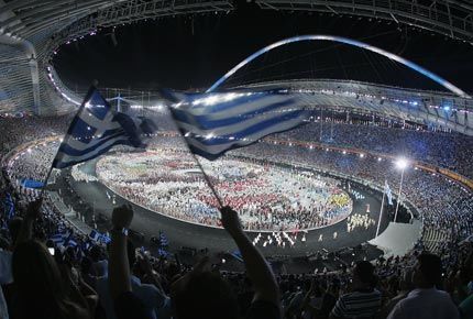 Прекрасные мгновения церемоний открытия разных летних Олимпийских игр8