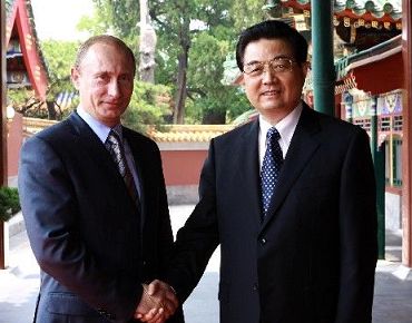 Ху Цзиньтао встретился с В. Путиным