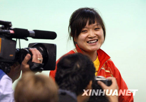 Го Вэньцюнь завоевала золотую медаль по стрельбе из пневматического пистолета на дистанции 10 м. 