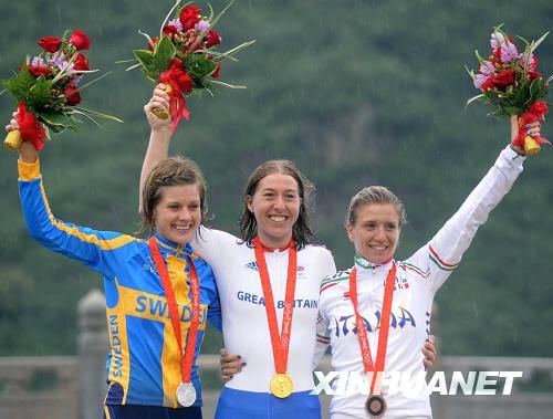 Англичанка Николь Кук стала чемпионкой Пекинской Олимпиады в групповой велогонке среди женщин