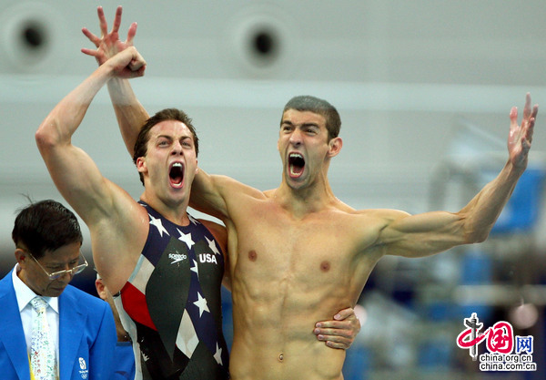 Срочно: пловцы из США завоевали золотую медаль в мужской эстафете 4х100 м вольным стилем7