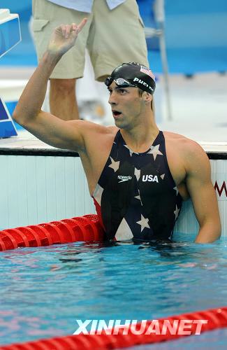 Срочно: Американский пловец М. Фелпс -- чемпион по плаванию на дистанции 200 м вольным стилем1