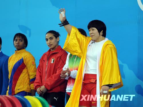 Срочно: китайская тяжелоатлетка Лю Чуньхун -- чемпионка Олимпиады-2008 в весовой категории до 69 кг2