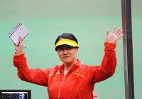 Срочно: Китаянка Чэнь Ин завоевала 'золото' в финале соревнований по стрельбе из малокалиберного пистолета с 25 м
