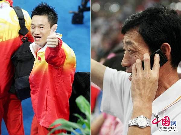 Любовь между родителями и детьми на Олимпиаде Пекина