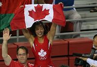 Спортсменка из Канады Кэрол Хайн -- чемпионка Олимпиады-2008 по вольной борьбе в весовой категории до 48 кг