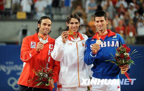 Рафаэль Надаль из Испании -- чемпион Олимпиады-2008 по теннису в мужском одиночном разряде.