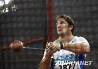 Спортсмен из Словении Козмус завоевал золотую медаль в финале по метанию молота среди мужчин
