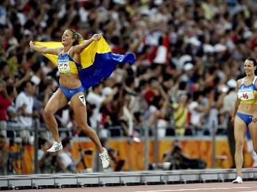 Украинская спортсменка завоевала олимпийское 'золото' в женском семиборье