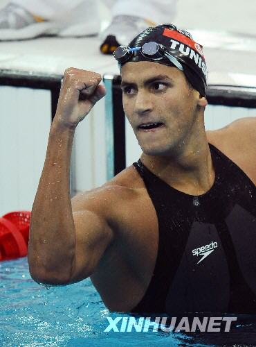 Срочно: пловец из Туниса Усама Меллули -- чемпион Олимпиады-2008 в плавании на 1500 метров вольным стилем