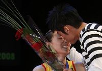 Нежная любовь между Олимпийским чемпионом Пекина Линь Данем и Се Синфан