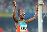 Срочно: Спортсменка из Кении Памела Джелимо -- чемпионка Пекинской Олимпиады в беге на 800 м