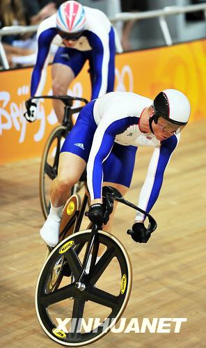 Срочно: Крис Хой из Велокобритании -- чемпион Олимпиады-2008 в спринте
