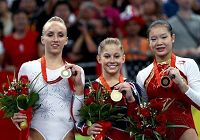 Призеры олимпийских соревнований по женской спортивной гимнастике на бревне1