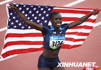 Американская спортсменка Дон Харпер завоевала золотую медаль в беге с барьерами на 100 м