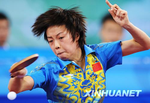 Срочно: Китаянка Чжан Иънин -- чемпионка по настольному теннису в одиночном женском разряде2